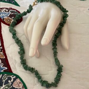 Elegant Green Stone Necklace